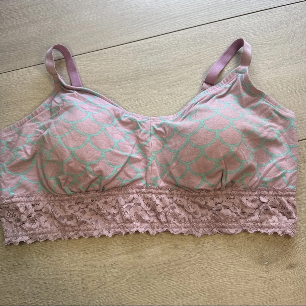 Torrid Curve 2 Mermaid Print Purple And Blue Bralette